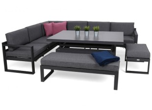 Zahradní sedací souprava 5 ks hliník