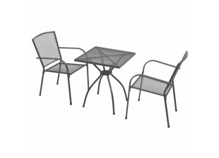 Zahradní bistro set 3 ks antracit Dekorhome