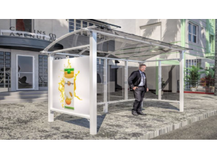 Autobusová zastávka / Kuřárna 3,5x1,9m